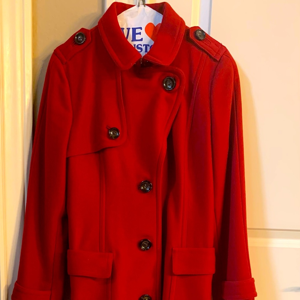 Banana Republic red coat